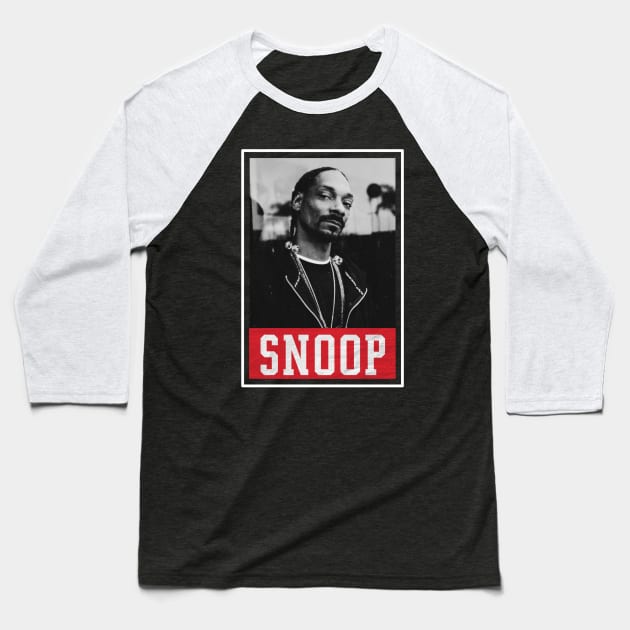 snoop dogg Baseball T-Shirt by one way imagination